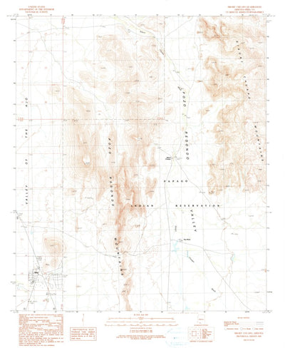 United States Geological Survey Sikort Chuapo, AZ (1990, 24000-Scale) digital map
