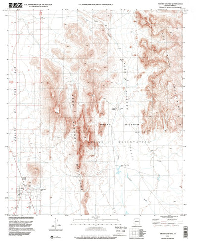 United States Geological Survey Sikort Chuapo, AZ (1996, 24000-Scale) digital map