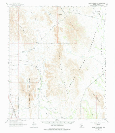 United States Geological Survey Sikort Chuapo Mountains, AZ (1963, 62500-Scale) digital map