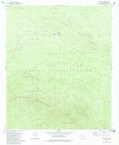 United States Geological Survey Sil Nakya, AZ (1979, 24000-Scale) digital map