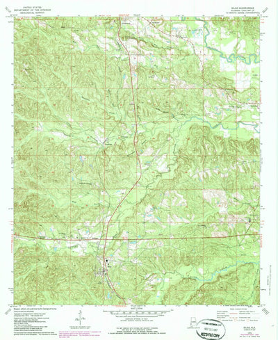 United States Geological Survey Silas, AL (1974, 24000-Scale) digital map