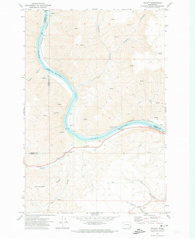 United States Geological Survey Silcott Island, WA (1971, 24000-Scale) digital map