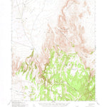 United States Geological Survey Silent Canyon, NV (1952, 62500-Scale) digital map