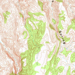 United States Geological Survey Silent Canyon, NV (1952, 62500-Scale) digital map