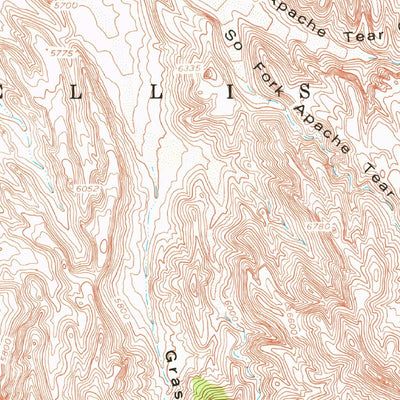 United States Geological Survey Silent Canyon, NV (1952, 62500-Scale) digital map
