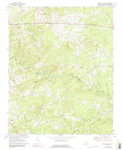 United States Geological Survey Siler City NE, NC (1970, 24000-Scale) digital map
