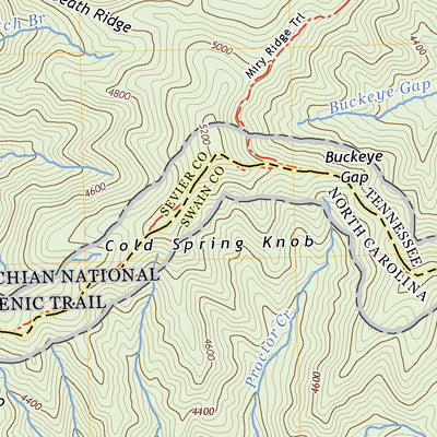 United States Geological Survey Silers Bald, NC (2022, 24000-Scale) digital map