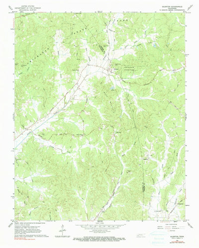 United States Geological Survey Silerton, TN (1961, 24000-Scale) digital map