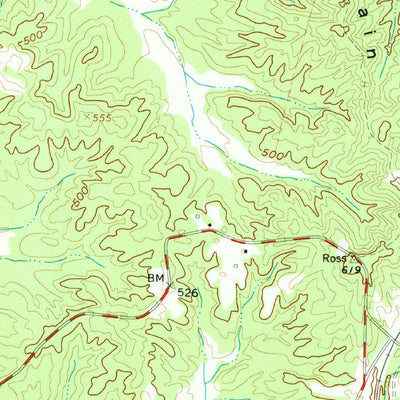 United States Geological Survey Silerton, TN (1961, 24000-Scale) digital map