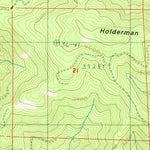 United States Geological Survey Silica Mountain, OR (1986, 24000-Scale) digital map