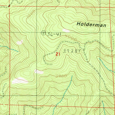 United States Geological Survey Silica Mountain, OR (1986, 24000-Scale) digital map