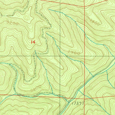 United States Geological Survey Silica Mountain, OR (1986, 24000-Scale) digital map