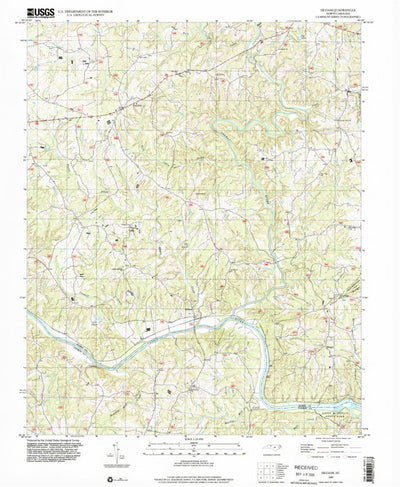 United States Geological Survey Siloam, NC (1997, 24000-Scale) digital map