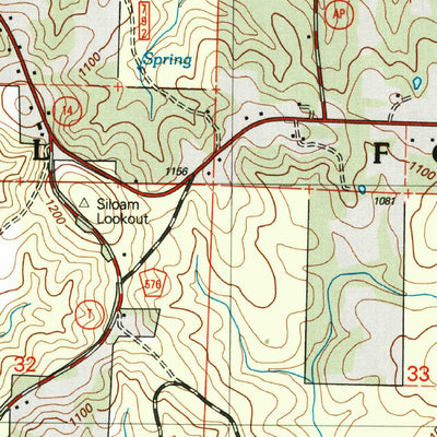 United States Geological Survey Siloam Springs, MO (2004, 24000-Scale) digital map