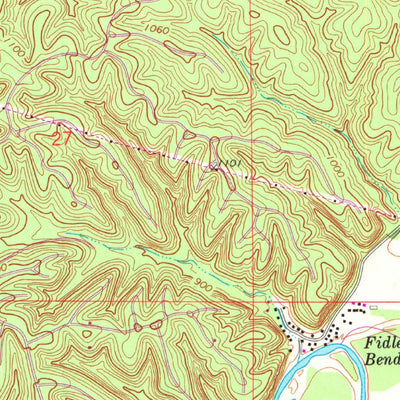 United States Geological Survey Siloam Springs NW, OK (1972, 24000-Scale) digital map
