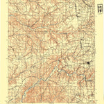 United States Geological Survey Siloam Springs, OK-AR-MO (1899, 125000-Scale) digital map