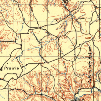 United States Geological Survey Siloam Springs, OK-AR-MO (1899, 125000-Scale) digital map