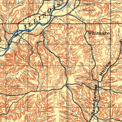 United States Geological Survey Siloam Springs, OK-AR-MO (1899, 125000-Scale) digital map