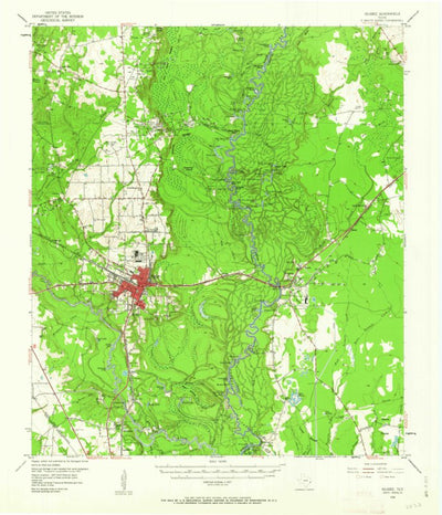 United States Geological Survey Silsbee, TX (1955, 62500-Scale) digital map