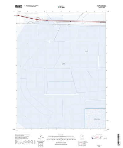 United States Geological Survey Silsbee, UT (2023, 24000-Scale) digital map