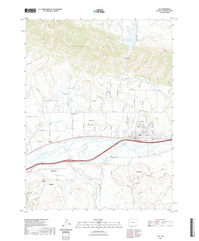 United States Geological Survey Silt, CO (2022, 24000-Scale) digital map