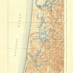 United States Geological Survey Siltcoos Lake, OR (1920, 62500-Scale) digital map