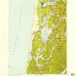 United States Geological Survey Siltcoos Lake, OR (1941, 62500-Scale) digital map