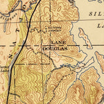 United States Geological Survey Siltcoos Lake, OR (1942, 62500-Scale) digital map