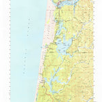 United States Geological Survey Siltcoos Lake, OR (1956, 62500-Scale) digital map