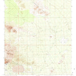 United States Geological Survey Silver Bell East, AZ (1989, 24000-Scale) digital map
