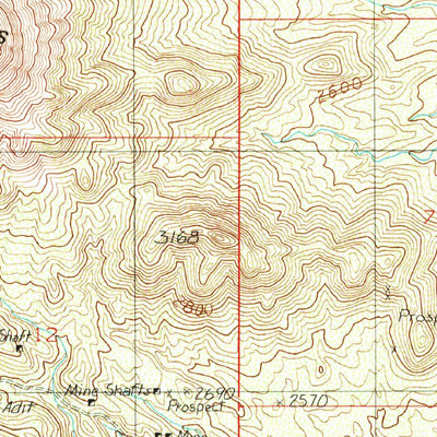 United States Geological Survey Silver Bell East, AZ (1989, 24000-Scale) digital map