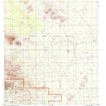 United States Geological Survey Silver Bell East, AZ (1996, 24000-Scale) digital map