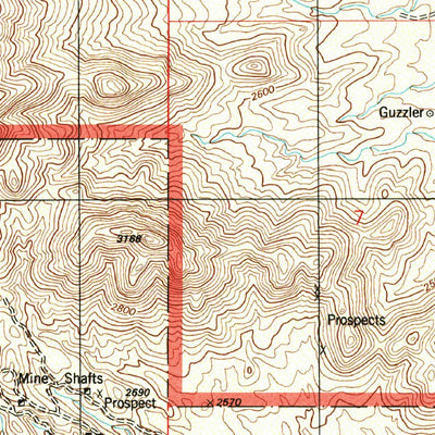 United States Geological Survey Silver Bell East, AZ (1996, 24000-Scale) digital map