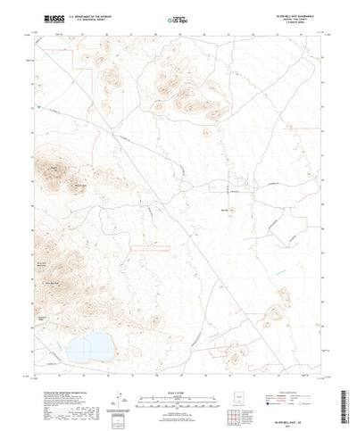 United States Geological Survey Silver Bell East, AZ (2021, 24000-Scale) digital map