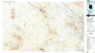 United States Geological Survey Silver Bell Mountains, AZ (1994, 100000-Scale) digital map