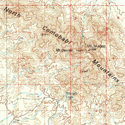 United States Geological Survey Silver Bell Mountains, AZ (1994, 100000-Scale) digital map