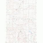 United States Geological Survey Silver Bow Spring, MT (1984, 24000-Scale) digital map
