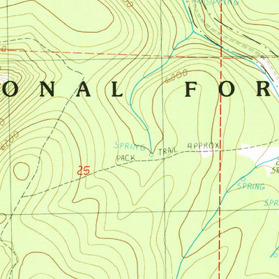 United States Geological Survey Silver Butte, OR (1988, 24000-Scale) digital map