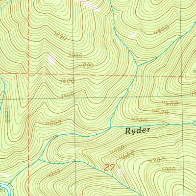 United States Geological Survey Silver Butte, OR (1988, 24000-Scale) digital map