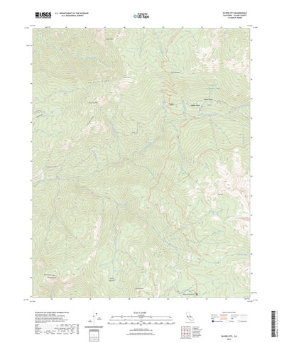 United States Geological Survey Silver City, CA (2023, 24000-Scale) digital map