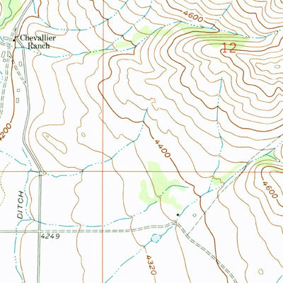 United States Geological Survey Silver City, MT (1962, 24000-Scale) digital map