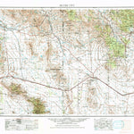 United States Geological Survey Silver City, NM-AZ (1954, 250000-Scale) digital map
