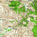 United States Geological Survey Silver City, NM-AZ (1958, 250000-Scale) digital map