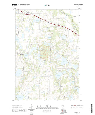 United States Geological Survey Silver Creek, MN (2022, 24000-Scale) digital map