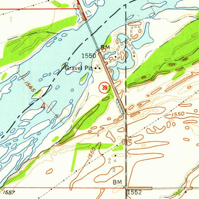 United States Geological Survey Silver Creek, NE (1958, 24000-Scale) digital map