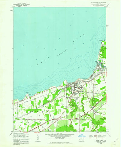 United States Geological Survey Silver Creek, NY (1960, 24000-Scale) digital map