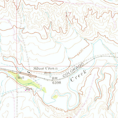 United States Geological Survey Silver Crown, WY (1962, 24000-Scale) digital map