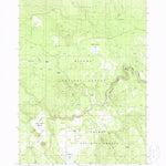United States Geological Survey Silver Dollar Flat, OR (1988, 24000-Scale) digital map