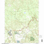 United States Geological Survey Silver Dollar Flat, OR (1998, 24000-Scale) digital map