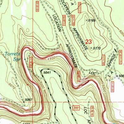 United States Geological Survey Silver Dollar Flat, OR (1998, 24000-Scale) digital map